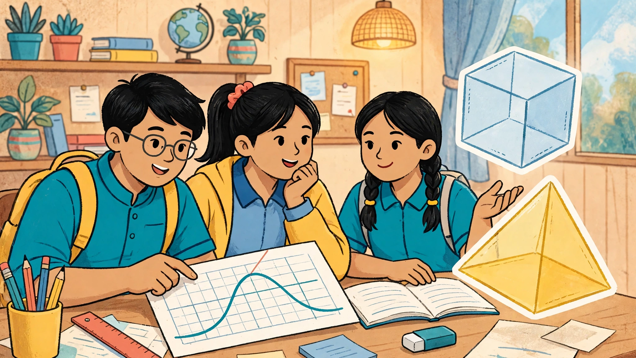 Đề kiểm tra giữa kỳ 1 Toán 12 (Kết nối tri thức) — Cấu trúc đề, dạng bài trọng tâm và đáp án